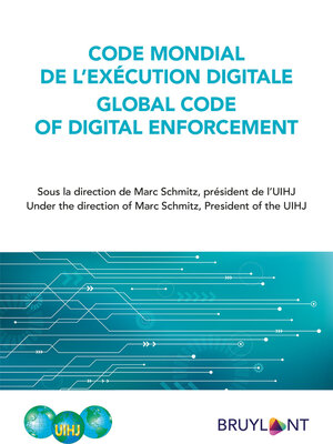 cover image of Code mondial de l'exécution digitale / Global Code of Digital Enforcement